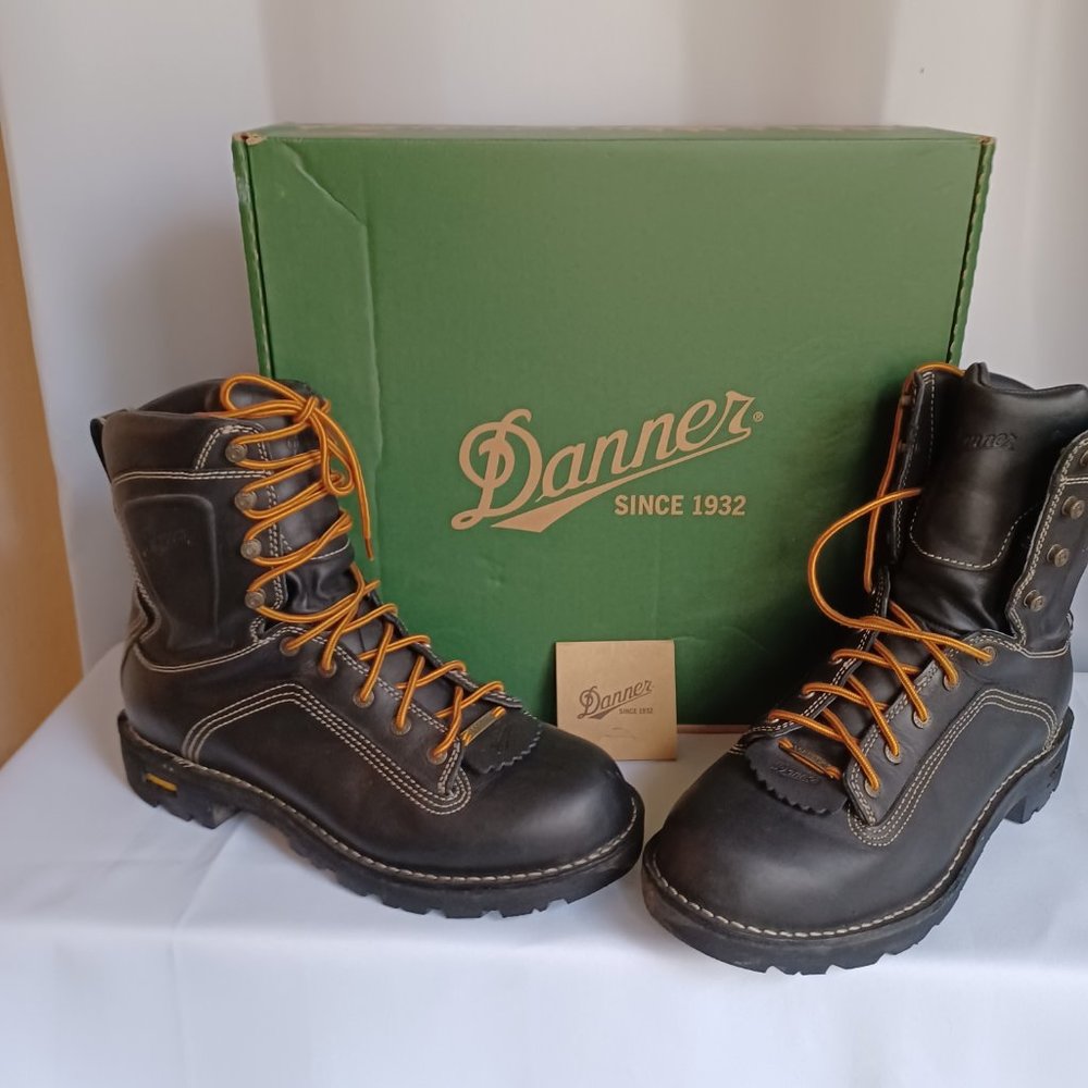 Danner work Boots men's Leather black size 12